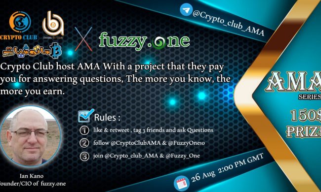 ملخص استضافة Crypto Club ل FUZZY.One في جلسة AMA