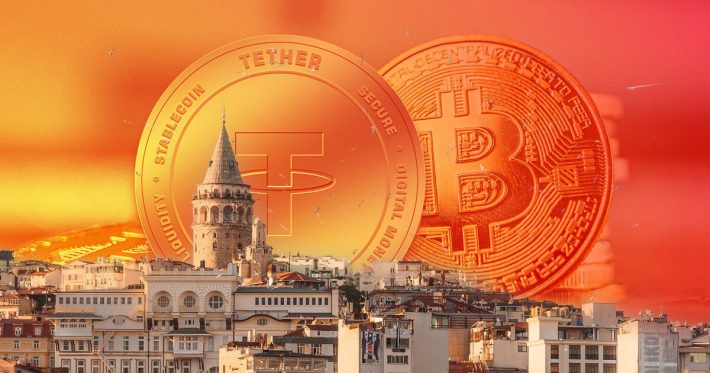 تحتضن تركيا Bitcoin وTether كحل لمواجهة انخفاض الليرة التركية
