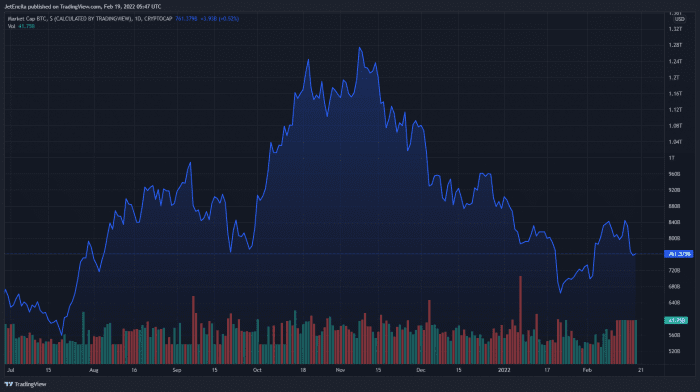 BTC total market cap