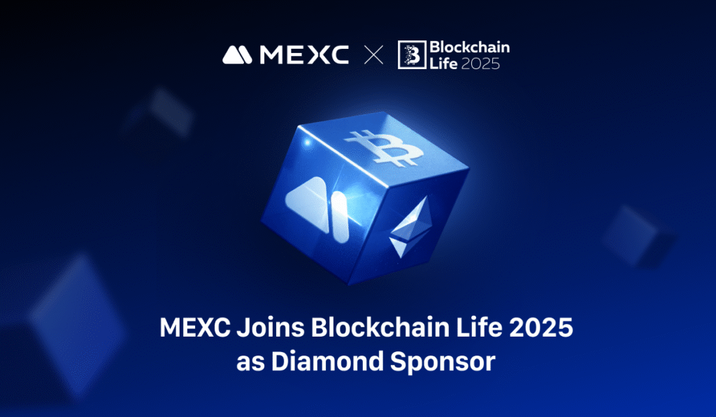 منصة MEXC تشارك لأول مرة في مؤتمر Blockchain Life 2025 كراعٍ ماشي في دبي
