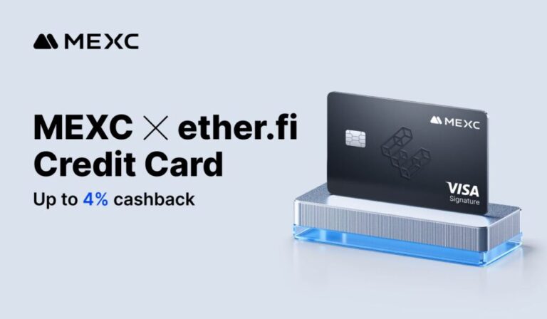 منصة MEXC تعلن شراكتها مع ether.fi لإطلاق بطاقة دفع محسنة مع كاش باك يصل إلى 4%