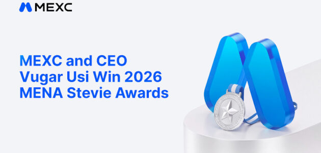 فازت منصة MEXC والرئيس التنفيذي Vugar Usi بأربع جوائز ضمن 2026 MENA Stevie Awards