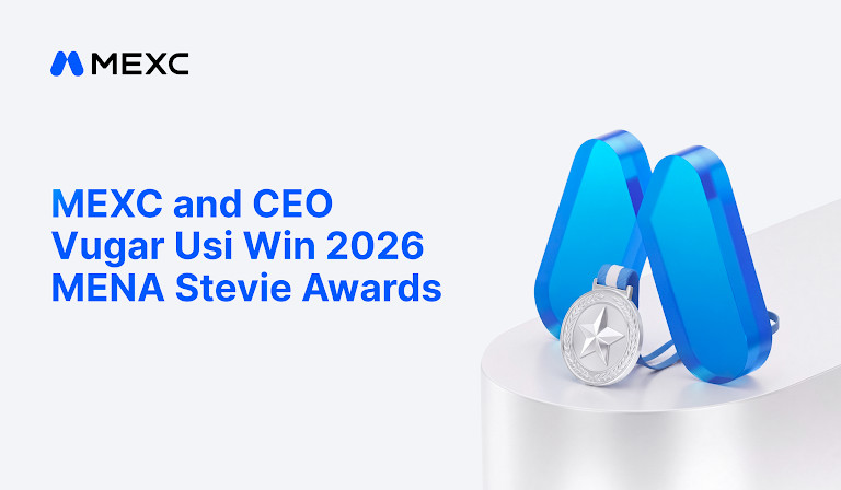 فازت منصة MEXC والرئيس التنفيذي Vugar Usi بأربع جوائز ضمن 2026 MENA Stevie Awards