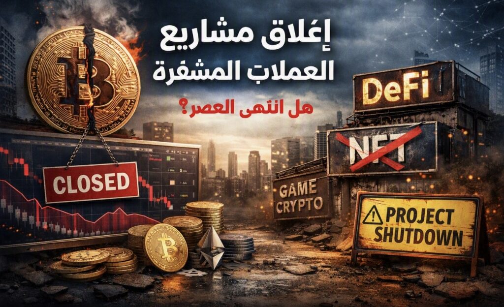 إغلاق مشاريع العملات المشفرة.. هل انتهى عصر الكريبتو أم بدأ التحول؟