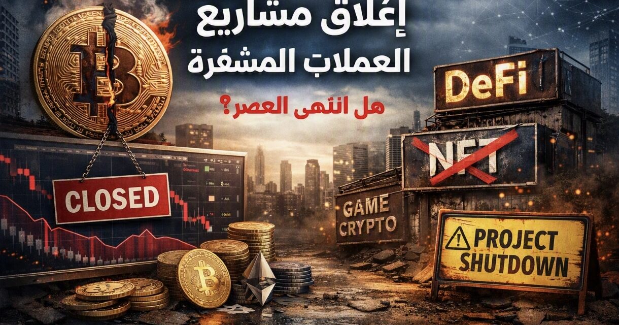 إغلاق مشاريع العملات المشفرة.. هل انتهى عصر الكريبتو أم بدأ التحول؟