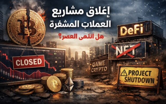إغلاق مشاريع العملات المشفرة.. هل انتهى عصر الكريبتو أم بدأ التحول؟